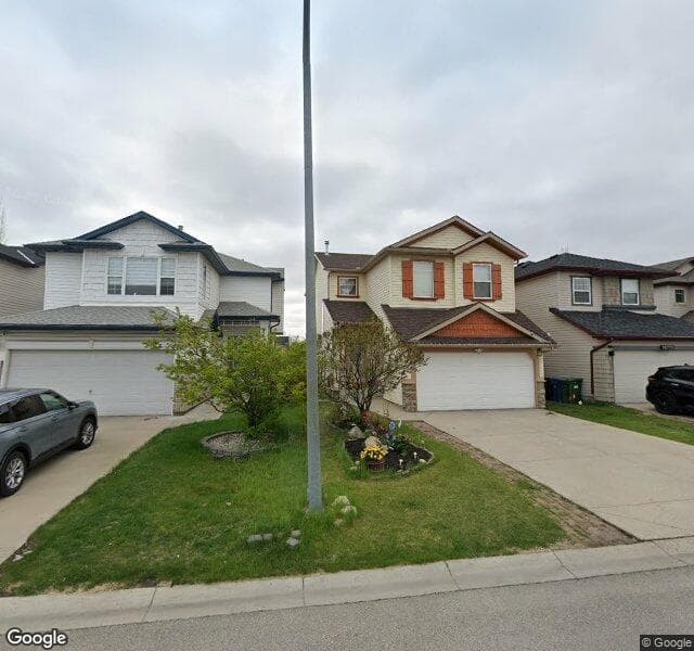 Street view of 15781 Everstone Road SW, Calgary