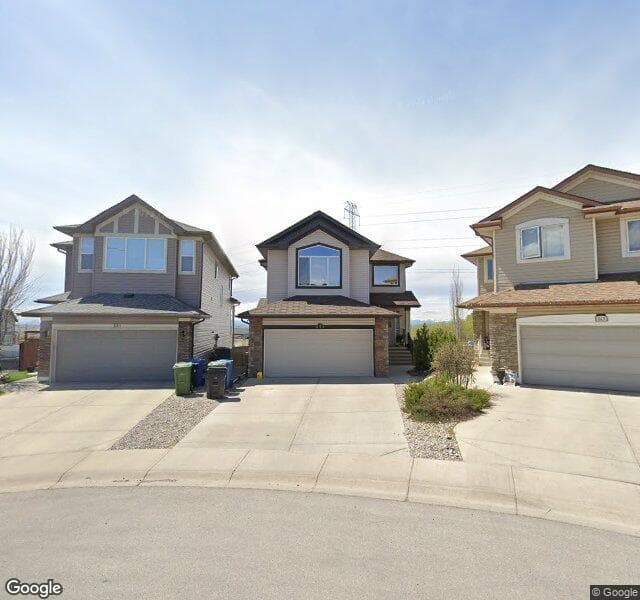 Street view of 217 Tuscany Reserve Rise NW, Calgary