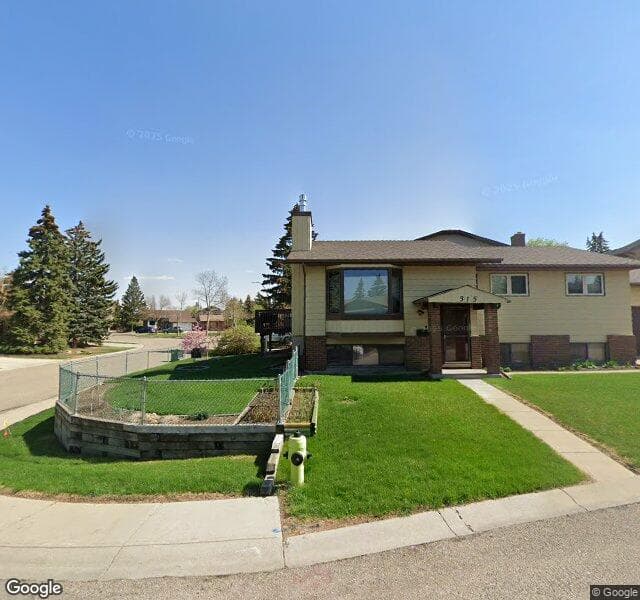 Street view of 315 Berkshire Place NW, Calgary