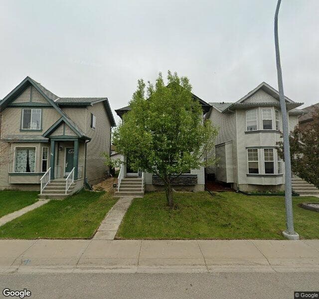 Street view of 47 Cranberry Green SE, Calgary
