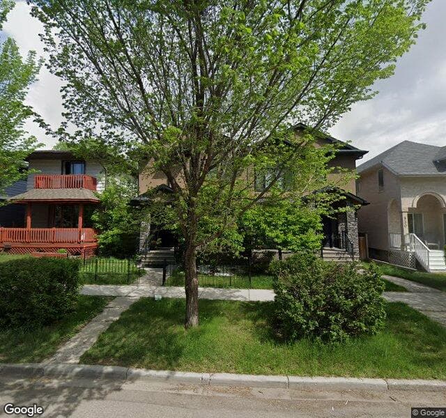 Street view of 836 17 Avenue NW, Calgary
