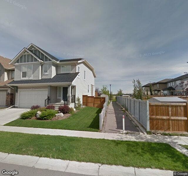 Street view of 56 Elgin Meadows Link SE, Calgary