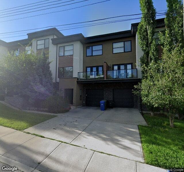 Street view of 1808 23 Avenue SW, Calgary