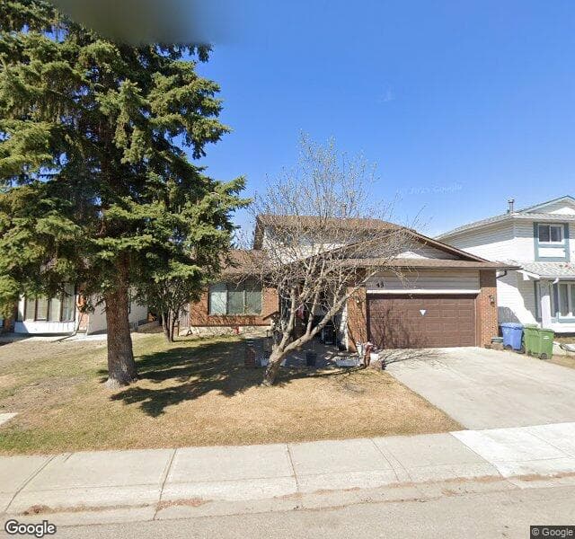 Street view of 43 Whitlock Close NE, Calgary