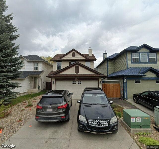 Street view of 254 Bridlewood Court SW, Calgary