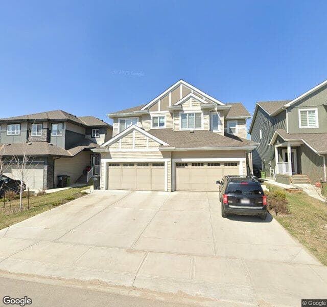 Street view of 4028 Kinsella Way SW, Edmonton