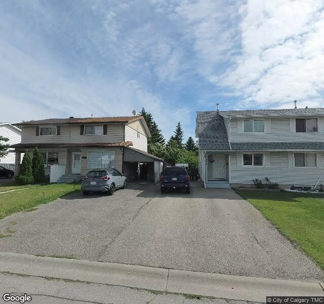 Street view of 3826 Fonda Way SE, Calgary