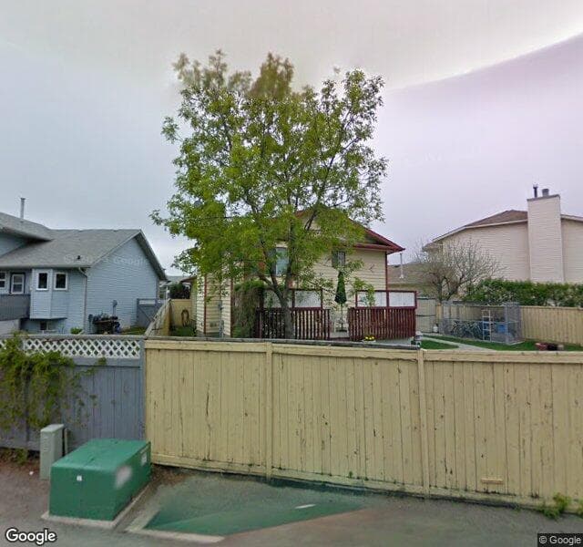 Street view of 68 Riverbirch Court SE, Calgary