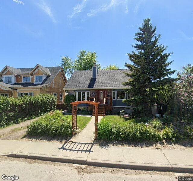 Street view of 6715 Bow Crescent NW, Calgary