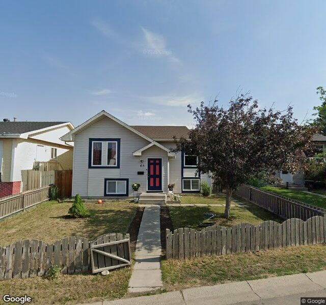 Street view of 68 Falmere Court NE, Calgary