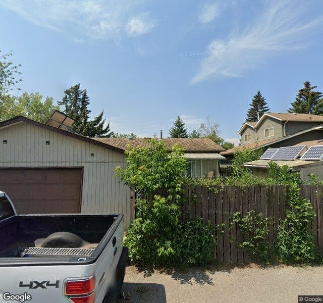 Street view of 220 Woodside Circle SW, Calgary