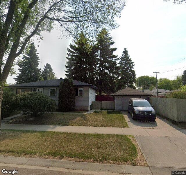 Street view of 6519 98A Street NW, Edmonton