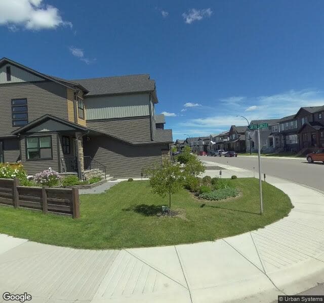 Street view of 77 Seton Mews SE, Calgary