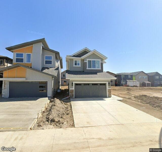 Street view of 2527 210 Street NW, Edmonton