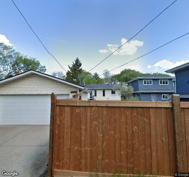 Street view of 10838 122 Street NW, Edmonton