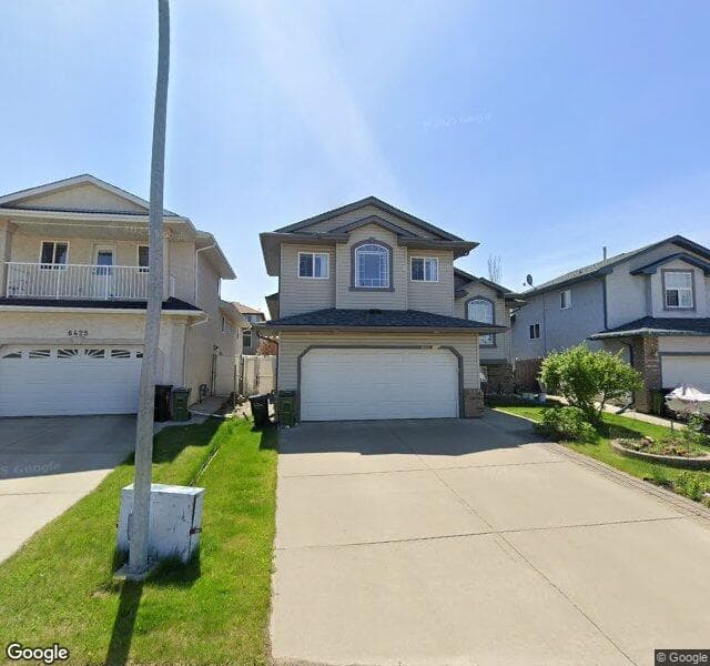Street view of 6429 164A Avenue NW, Edmonton