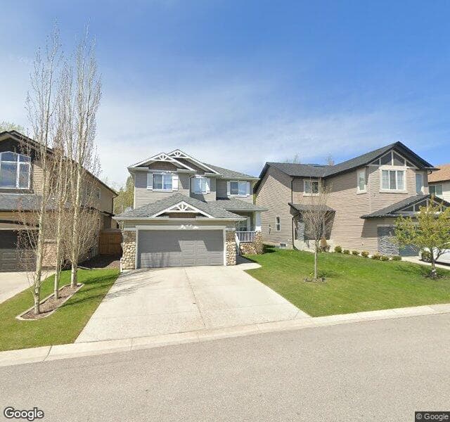 Street view of 302 Tuscany Reserve Rise NW, Calgary