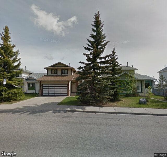 Street view of 228 Sandstone Drive NW, Calgary