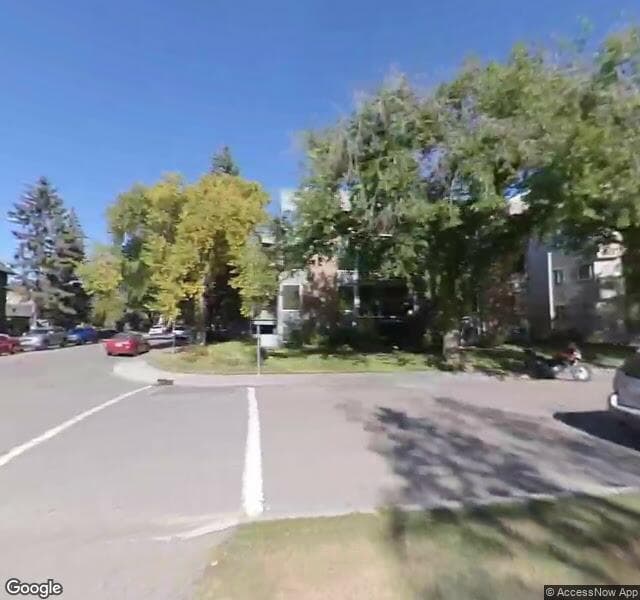 Street view of 4-3422 Parkdale Boulevard NW, Calgary