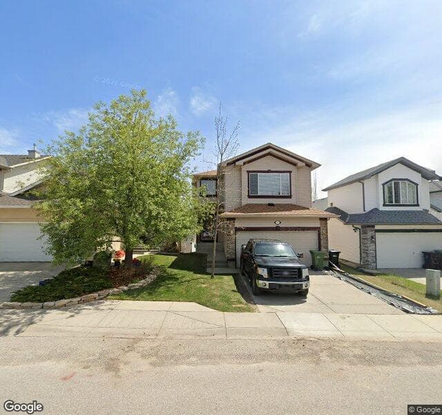 Street view of 46 Tuscany Ridge View NW, Calgary