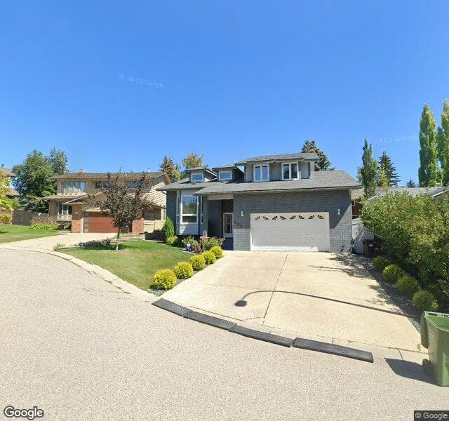 Street view of 208 Strathbury Bay SW, Calgary