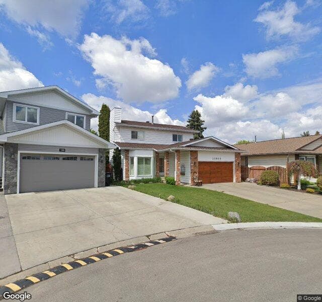 Street view of 15612 79A Street NW, Edmonton