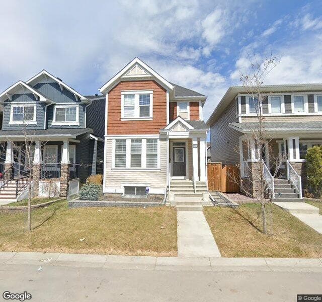 Street view of 66 Redstone Common NE, Calgary