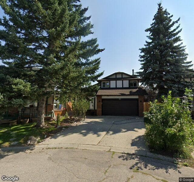 Street view of 55 Millbank Court SW, Calgary