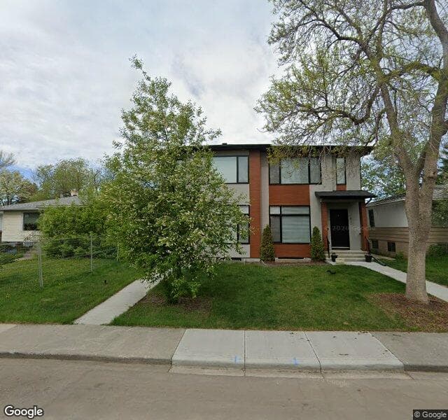 Street view of 1409 Richland Road NE, Calgary