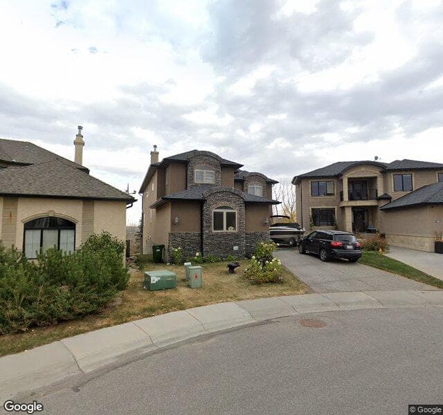 Street view of 44 Coulee Park SW, Calgary