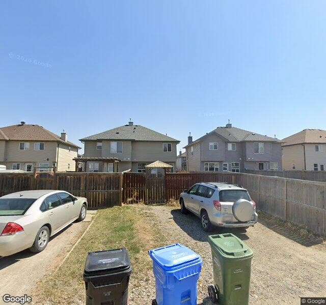 Street view of 27 Saddlebrook Place NE, Calgary