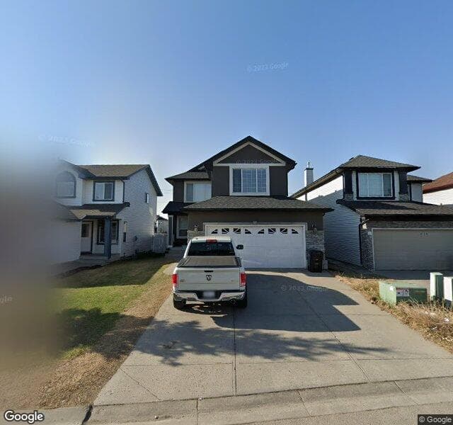 Street view of 639 Saddlecreek Way NE, Calgary