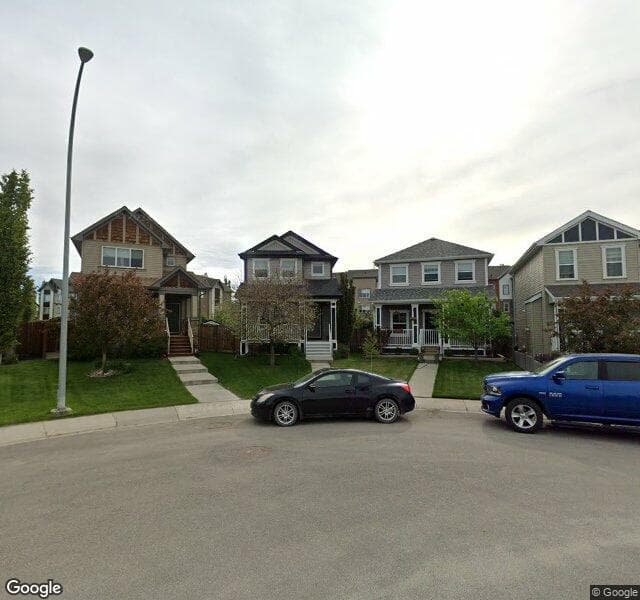 Street view of 131 Copperpond Square SE, Calgary