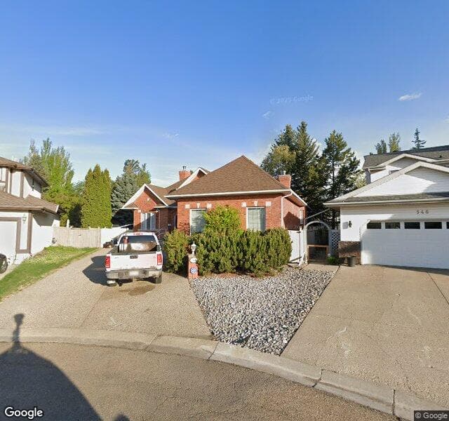 Street view of 548 Twin Brooks Bay NW, Edmonton
