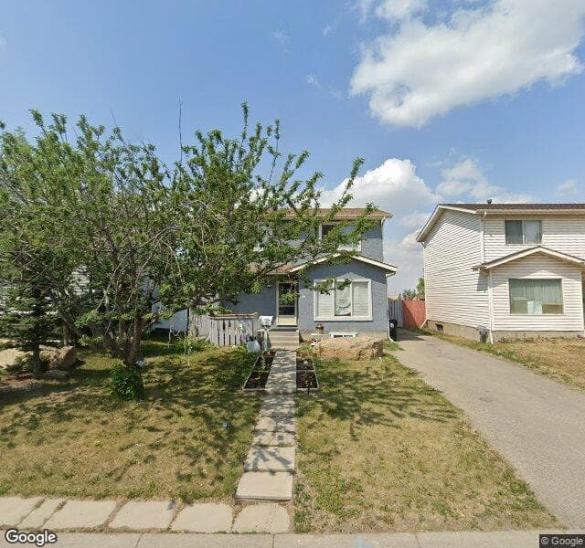 Street view of 199 Castlebrook Road NE, Calgary