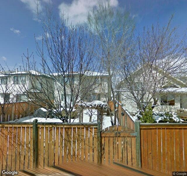 Street view of 43 Hidden Park NW, Calgary