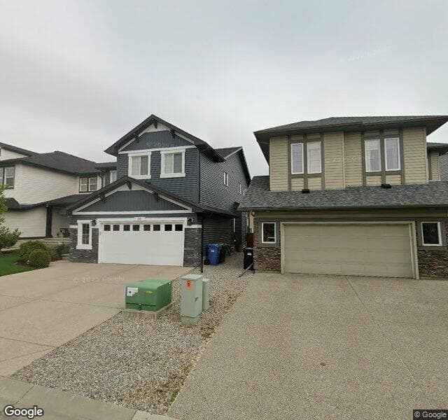 Street view of 23 Silverado Bank Gardens SW, Calgary
