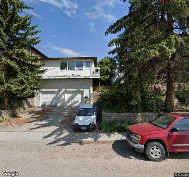 Street view of 5216 Montalban Avenue NW, Calgary