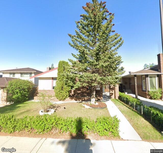 Street view of 72 Thornaby Crescent NW, Calgary