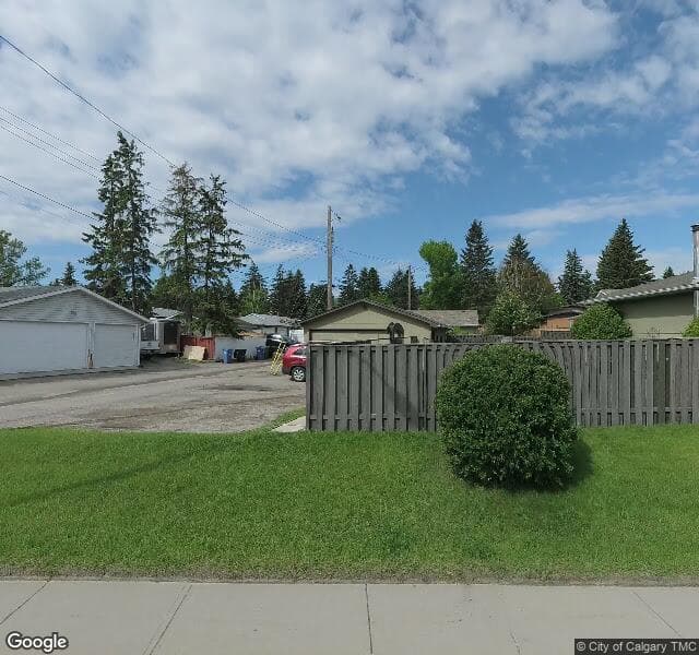 Street view of 10303 Sacramento Drive SW, Calgary
