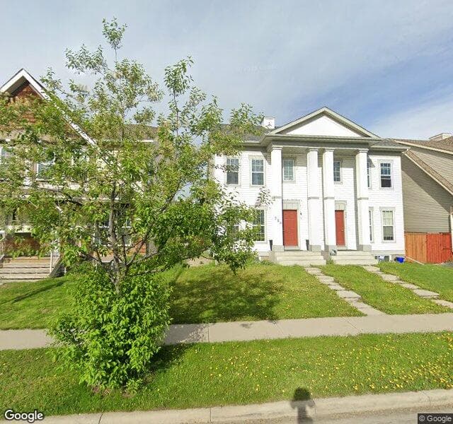 Street view of 256 Elgin Meadows Gardens SE, Calgary