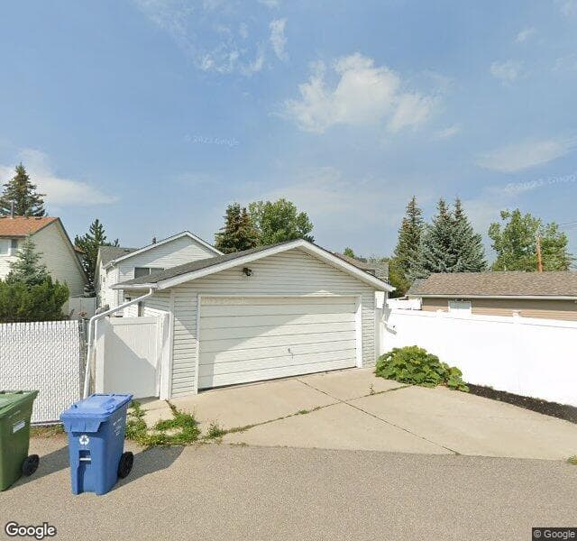 Street view of 368 Woodfield Place SW, Calgary