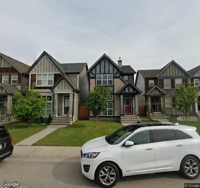 Street view of 4024 New Brighton Grove SE, Calgary