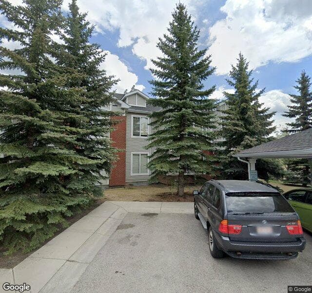 Street view of 1304-8000 Wentworth Drive SW, Calgary