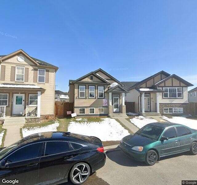 Street view of 160 Martinwood Place NE, Calgary