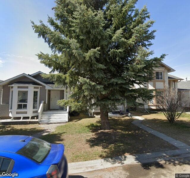 Street view of 373 Martinwood Place NE, Calgary