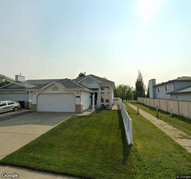 Street view of 15915 62 Street NW, Edmonton