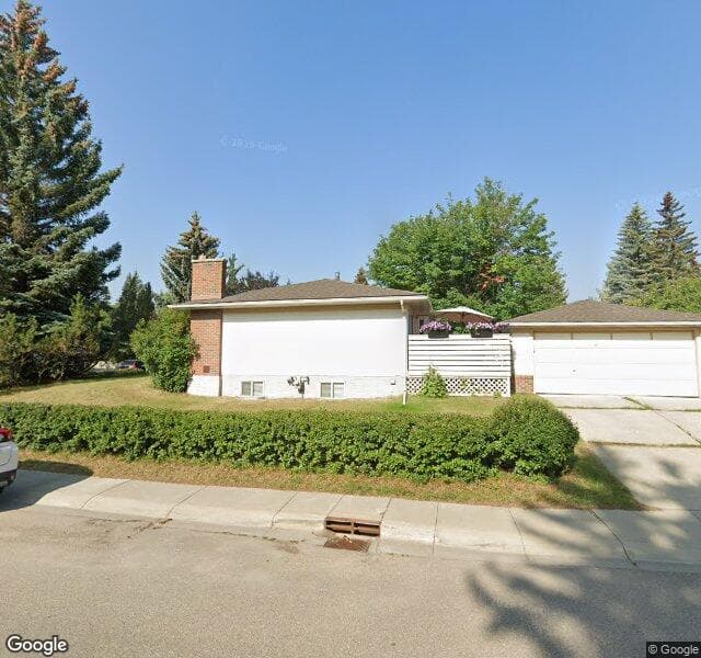 Street view of 38 Oakbury Place SW, Calgary