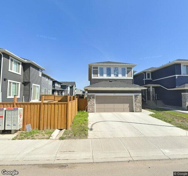 Street view of 335 Creekside Way SW, Calgary