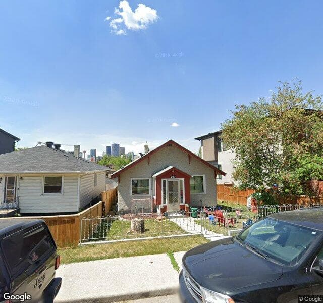Street view of 217 12A Street NE, Calgary